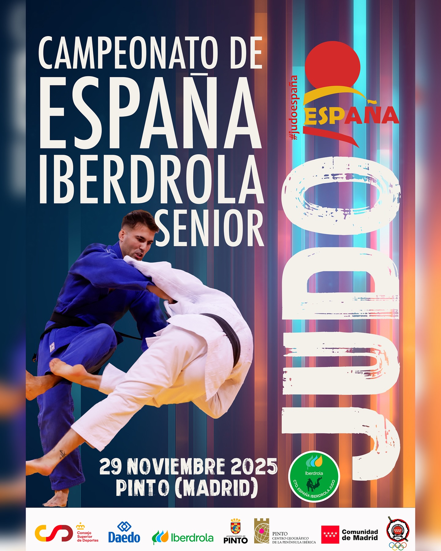 13 Navarros participarán en la Fase Final del Campeonato de España de Judo Absoluto. Madrid 29-11-25